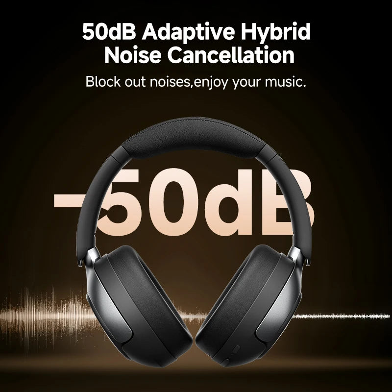 QCY H3 Pro Wireless Headphones With Adaptive Noise Cancellation