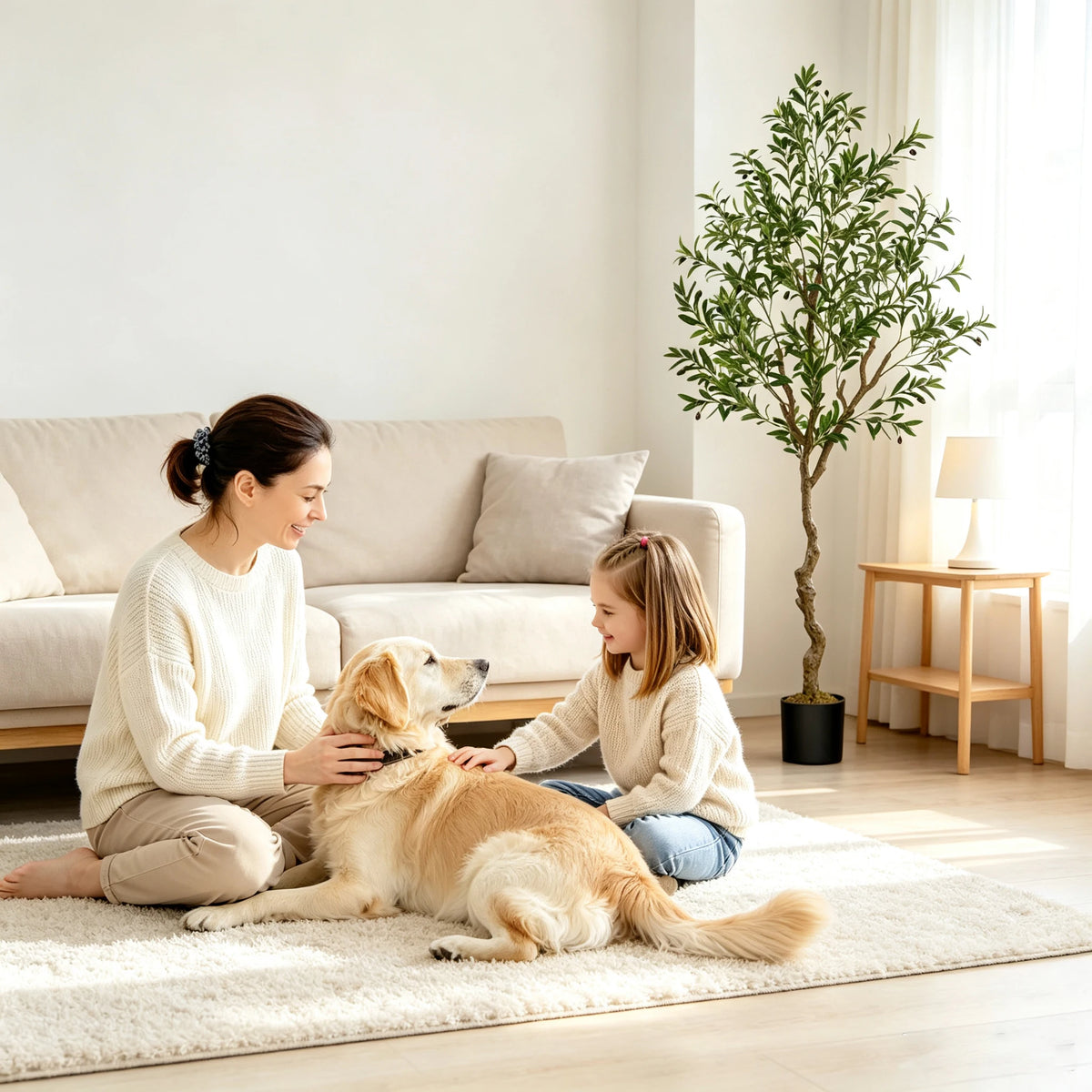 Olitree Artificial Olive Tree With Natural Wood Trunk Home Decor