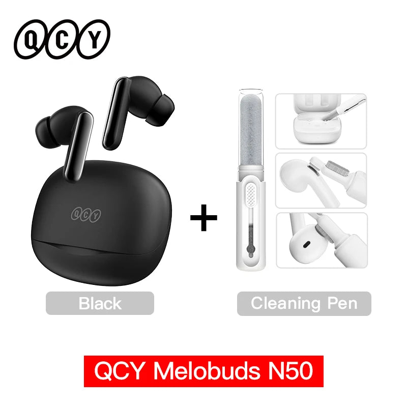 QCY MeloBuds N50 Wireless Earbuds With Active Noise Cancellation