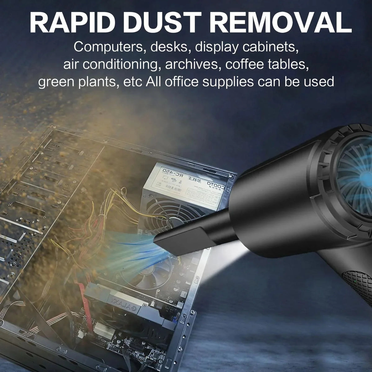 Rechargeable Electric Air Duster For Keyboard And Electronics Cleaning