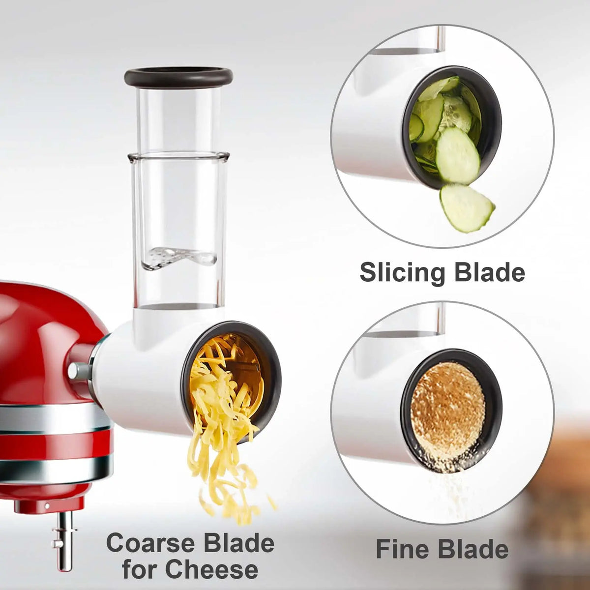 Meat Grinder and Slicer Shredder Attachments for KitchenAid Stand Mixer