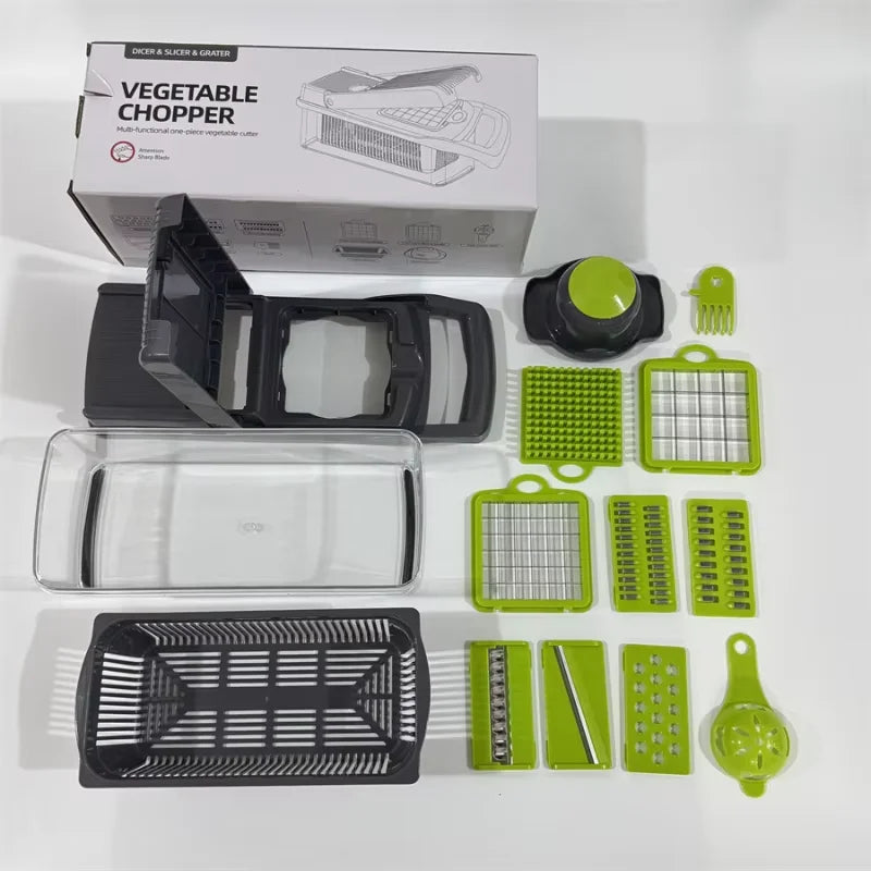 Multifunctional Stainless Steel Vegetable Grater And Slicer Set