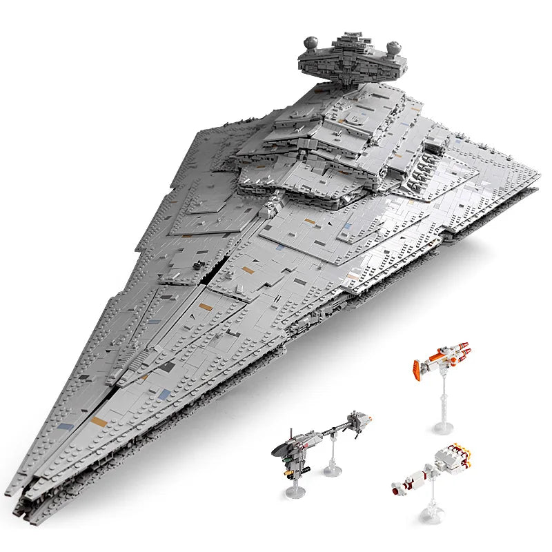 Star Plan Toys ISD Monarch Spaceship Building Block Model Kit