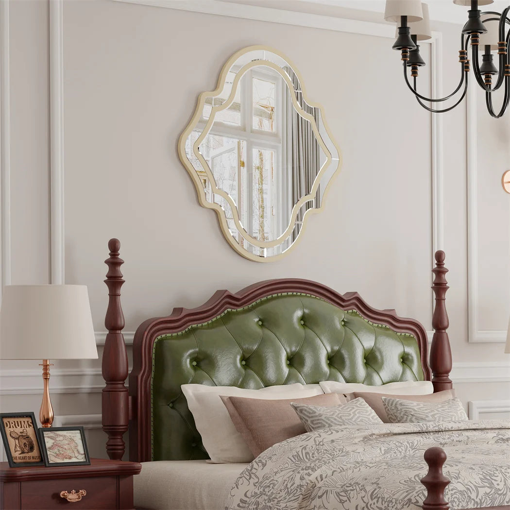 LUVODI Irregular Decorative Wall Mirror for Modern Home Accent