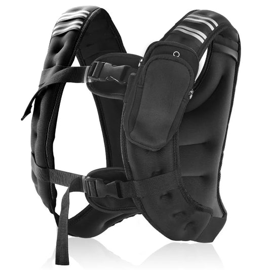 Reflective Weighted Vest with Pocket for Fitness Training