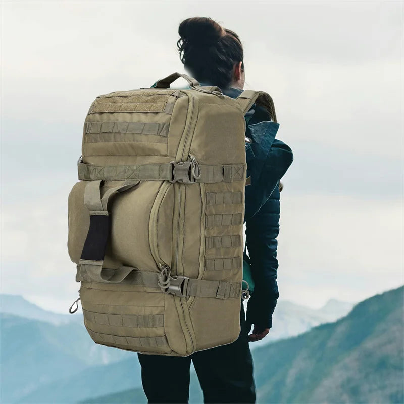 LQARMY Tactical Hiking Backpack for Camping Travel and Outdoor Adventures
