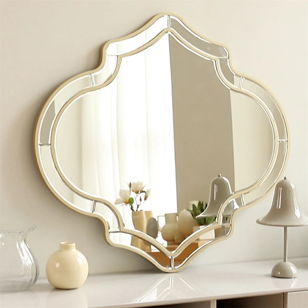 LUVODI Irregular Decorative Wall Mirror for Modern Home Accent