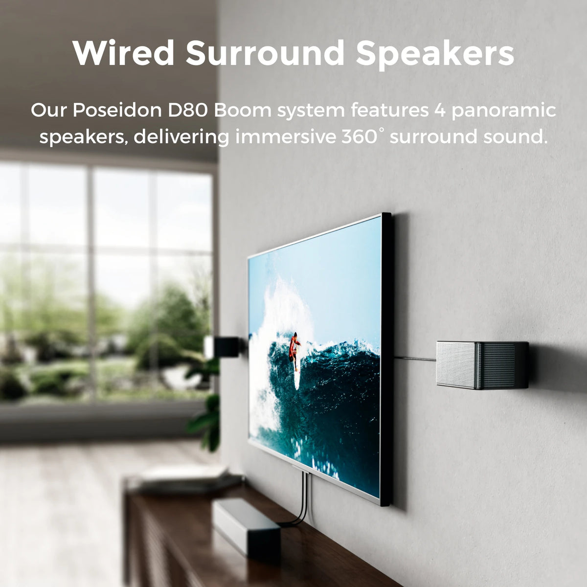 ULTIMEA Dolby Atmos 7.1 Soundbar With Wireless Subwoofer And Speakers