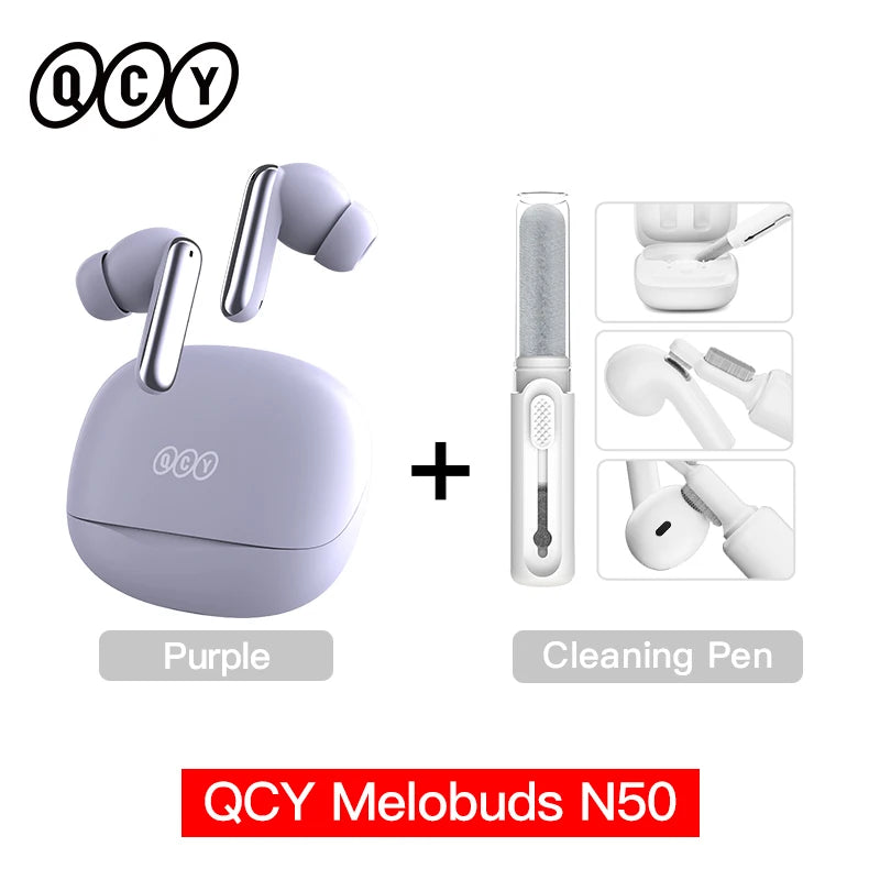 QCY MeloBuds N50 Wireless Earbuds With Active Noise Cancellation