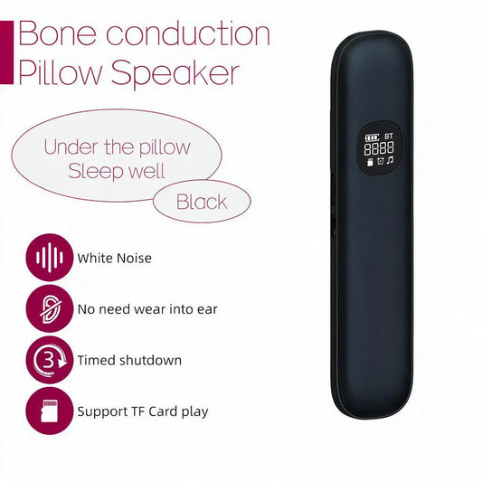 Wireless Bone Conduction Speaker for Pillow With Bluetooth Audio