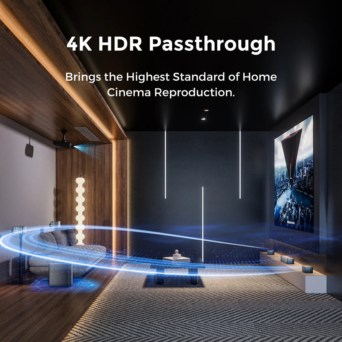 ULTIMEA Dolby Atmos 7.1 Soundbar With Wireless Subwoofer And Speakers