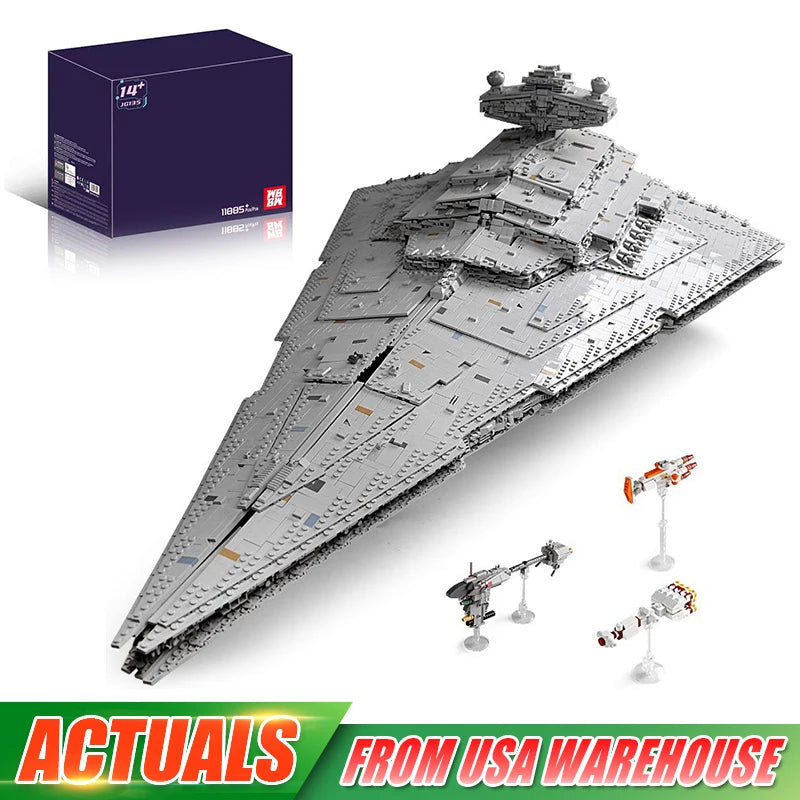 Star Plan Toys ISD Monarch Spaceship Building Block Model Kit