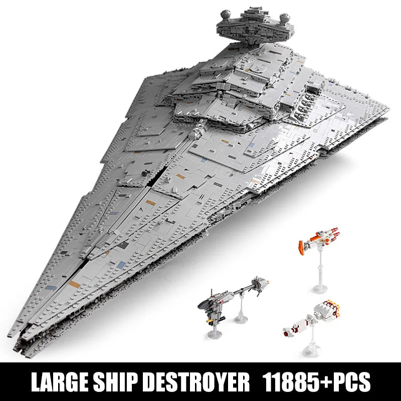 Star Plan Toys ISD Monarch Spaceship Building Block Model Kit