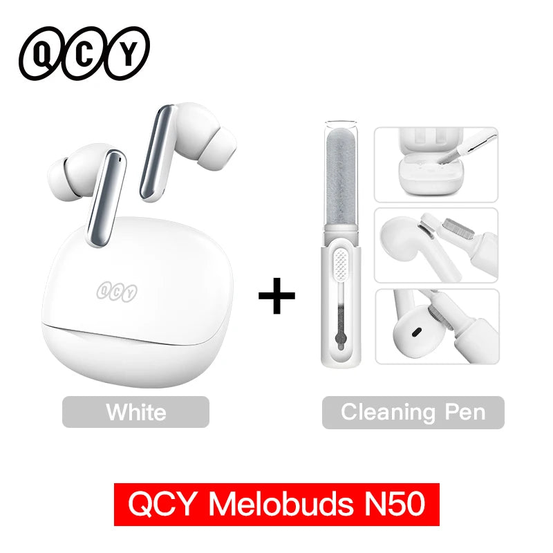 QCY MeloBuds N50 Wireless Earbuds With Active Noise Cancellation