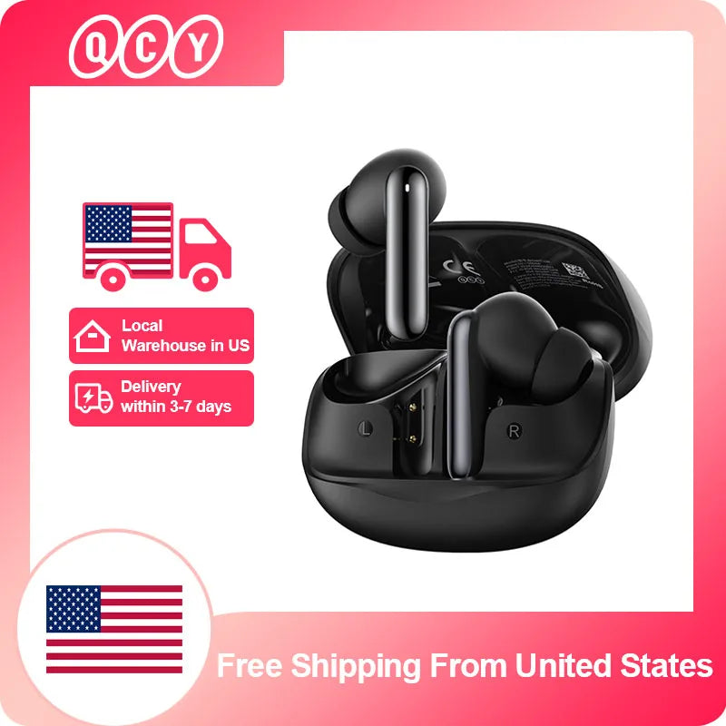 QCY MeloBuds N50 Wireless Earbuds With Active Noise Cancellation