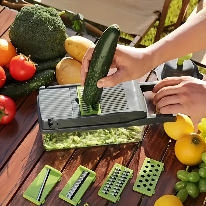Multifunctional Stainless Steel Vegetable Grater And Slicer Set