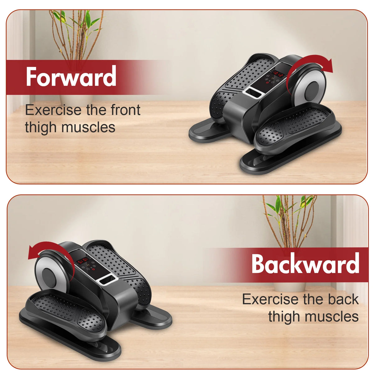 Gamewiu Under Desk Elliptical Leg Exerciser With Remote Control