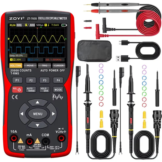 ZOYI ZT703S Digital Oscilloscope Multimeter With Signal Generator