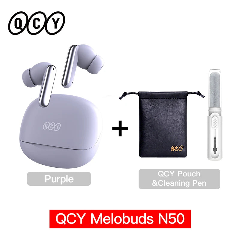 QCY MeloBuds N50 Wireless Earbuds With Active Noise Cancellation